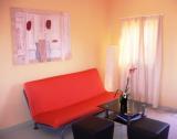 Sitzecke in der Ferienwohnung Malta